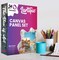 Lartique Multi-Pack Canvases for Painting- 24 Blank Primed Canvas Boards for Painting - Painting Canvas for Wet &#x26; Dry Art Media, Acrylic, Oil, Gouache &#x26; Tempera